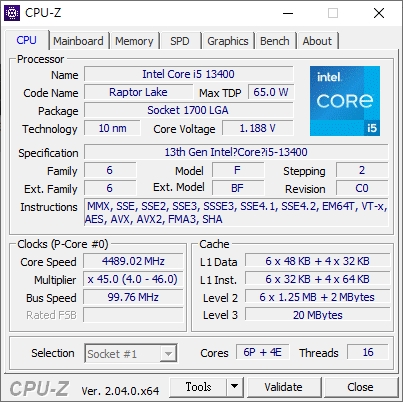 CPU-Z 13400.jpg CPU-Z 13400.jpg