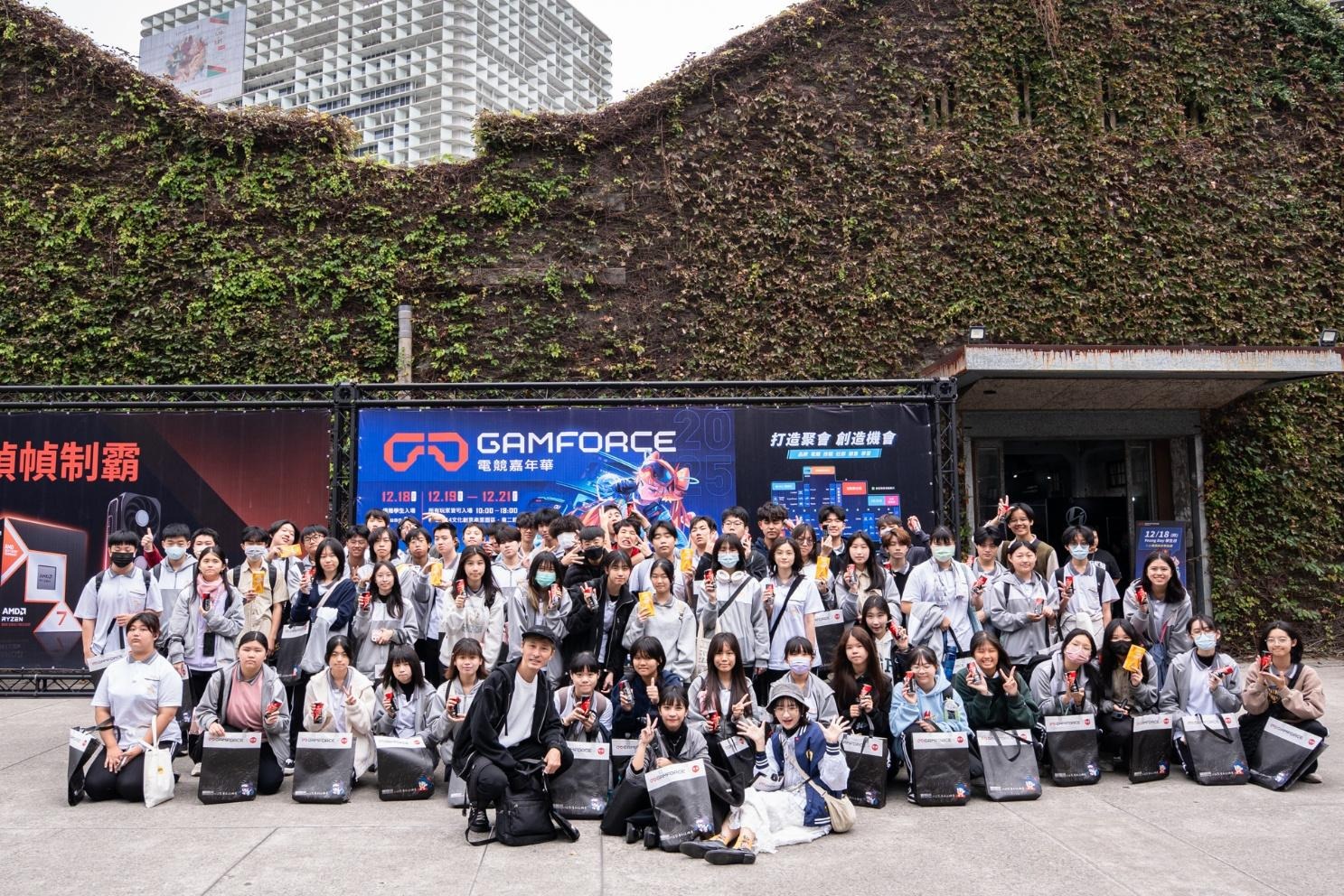 A group of people posing for a photoAI-generated content may be incorrect.